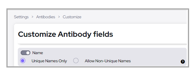Collection customizing